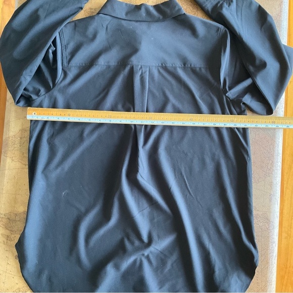 DKNY Women's Black Button Down Shirt - Picture 6 of 7